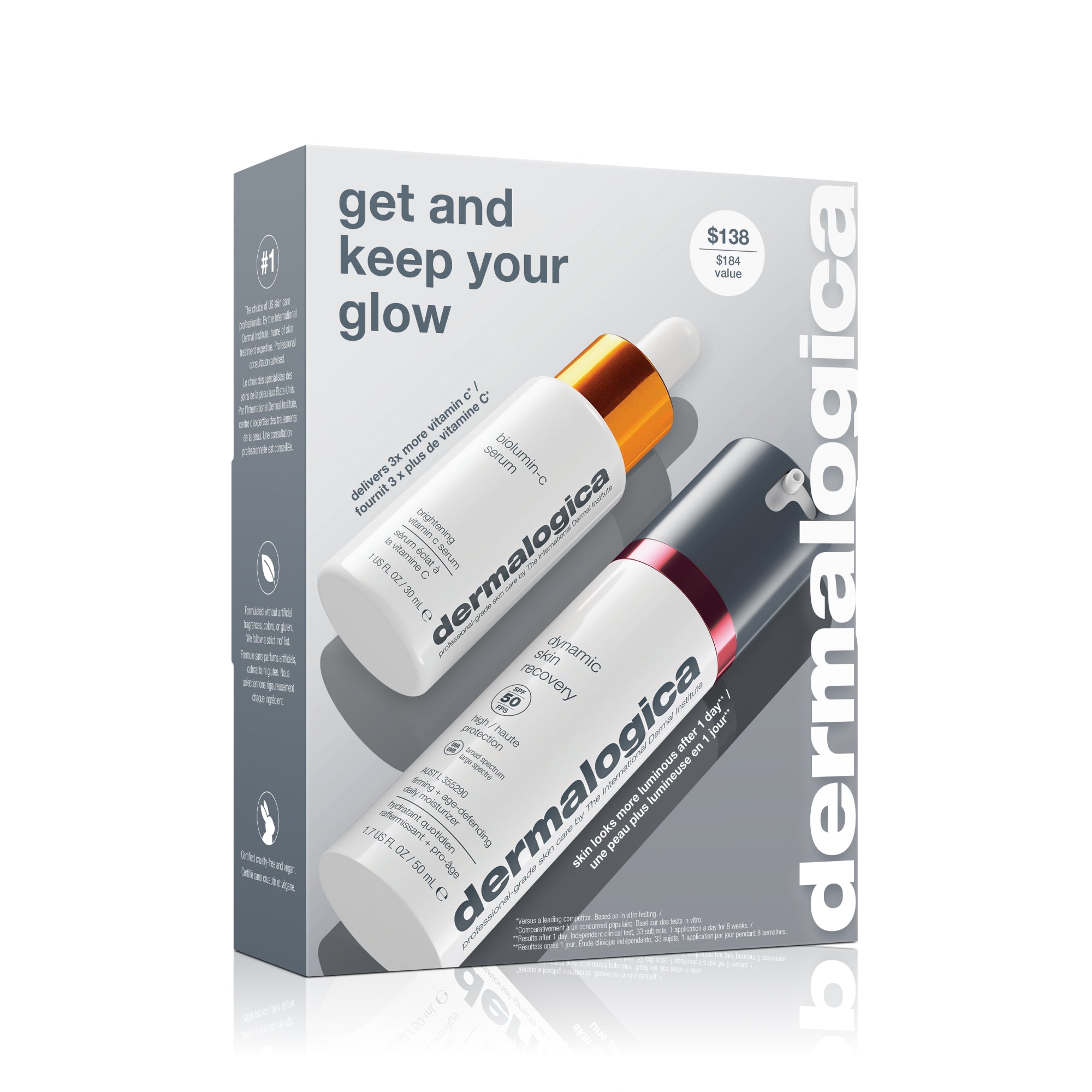 get + keep your glow kit (2 full-size)