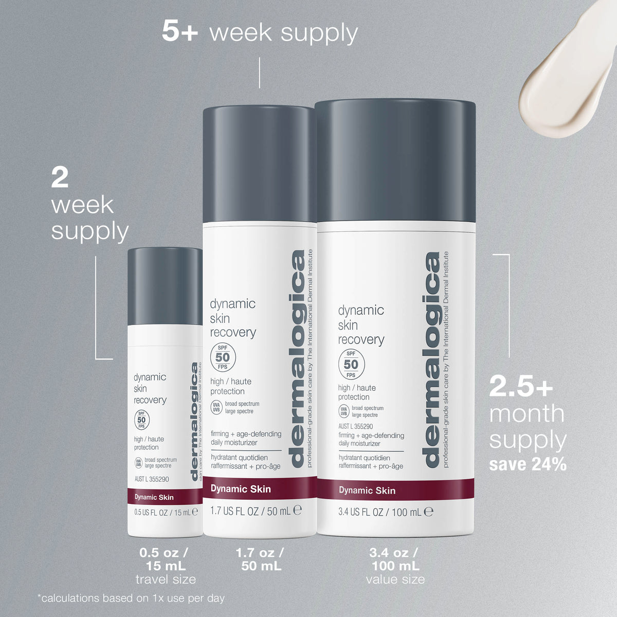 Dynamic Skin Recovery SPF50, SPF Moisturiser, Anti-Ageing Moisturiser ...