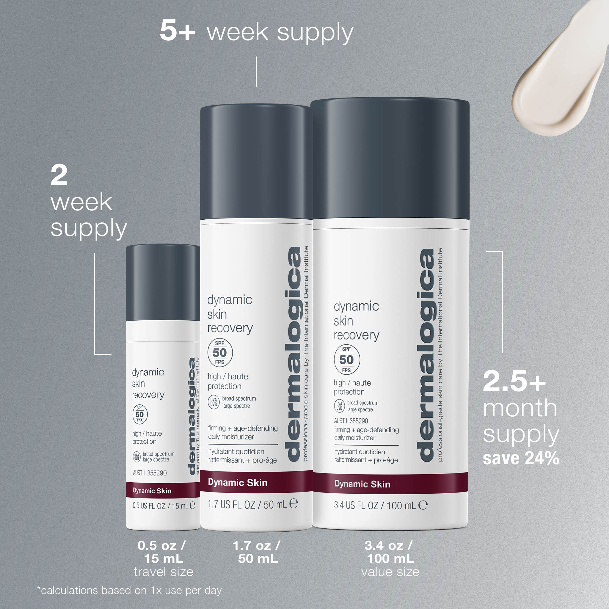 Dynamic Skin Recovery SPF50, SPF Moisturiser, Anti-Ageing Moisturiser ...